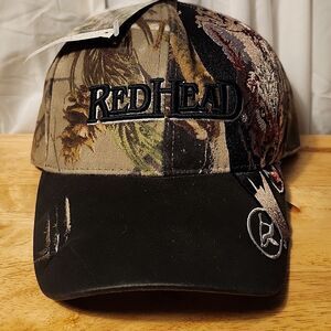 RedHead Embroidered Wolf Velcroback  Hat - New